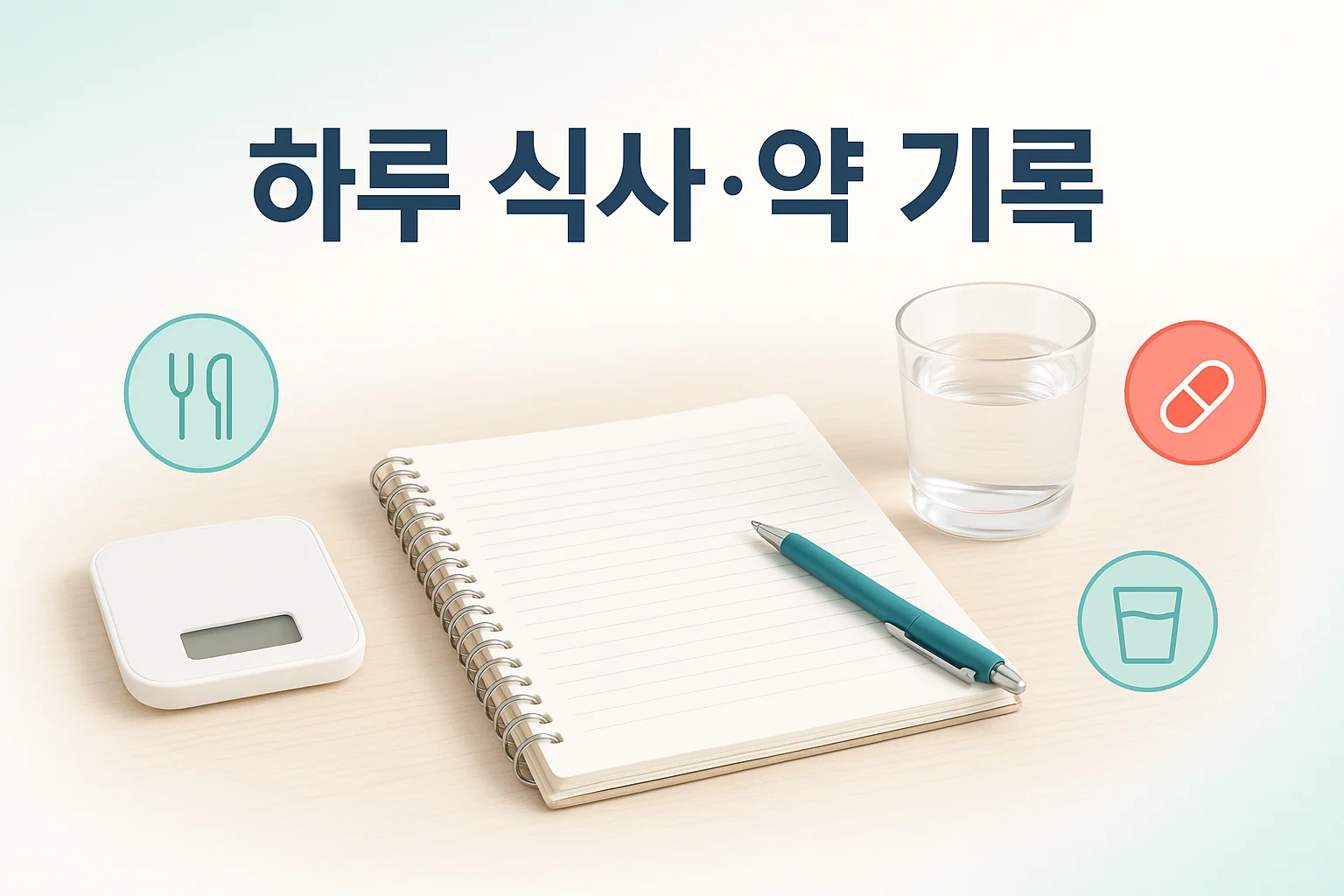 인천 송도 이레한의원에서 식사와 약 시간표를 함께 확인하는 상담 안내 이미지