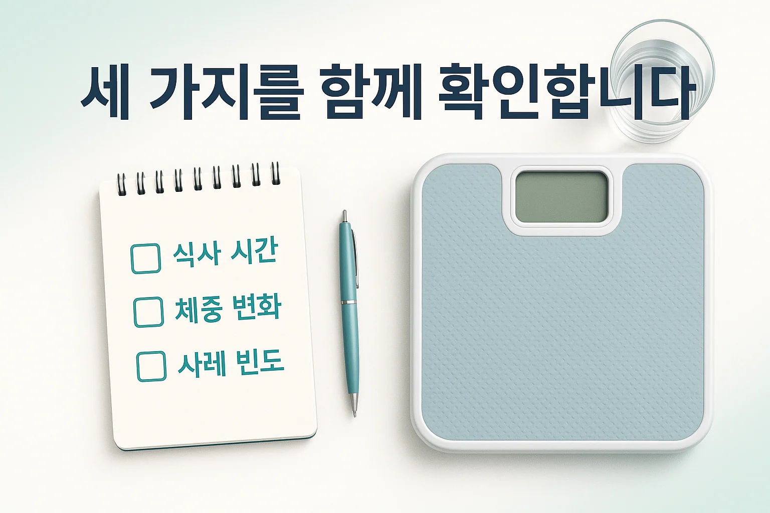인천 송도 이레한의원에서 식사 시간과 사레 빈도를 함께 확인하는 상담 안내 이미지