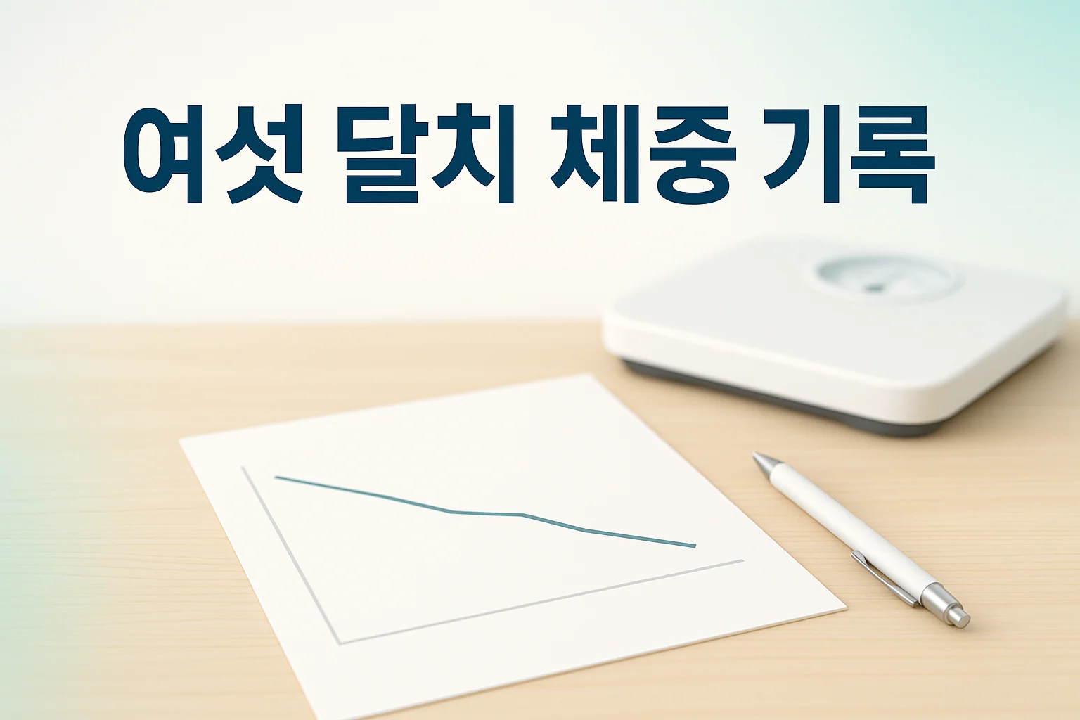 인천 이레한의원에서 체중과 식사 기록을 함께 확인하는 안내 이미지