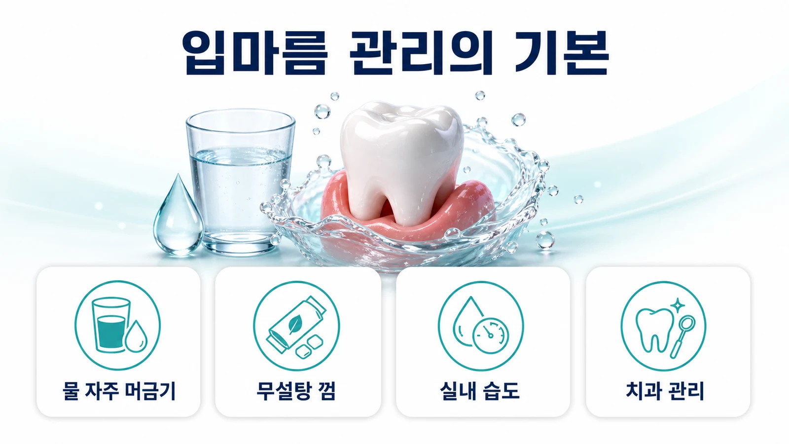 입마름 관리의 방향 — 분비 기능 회복과 2차 예방
