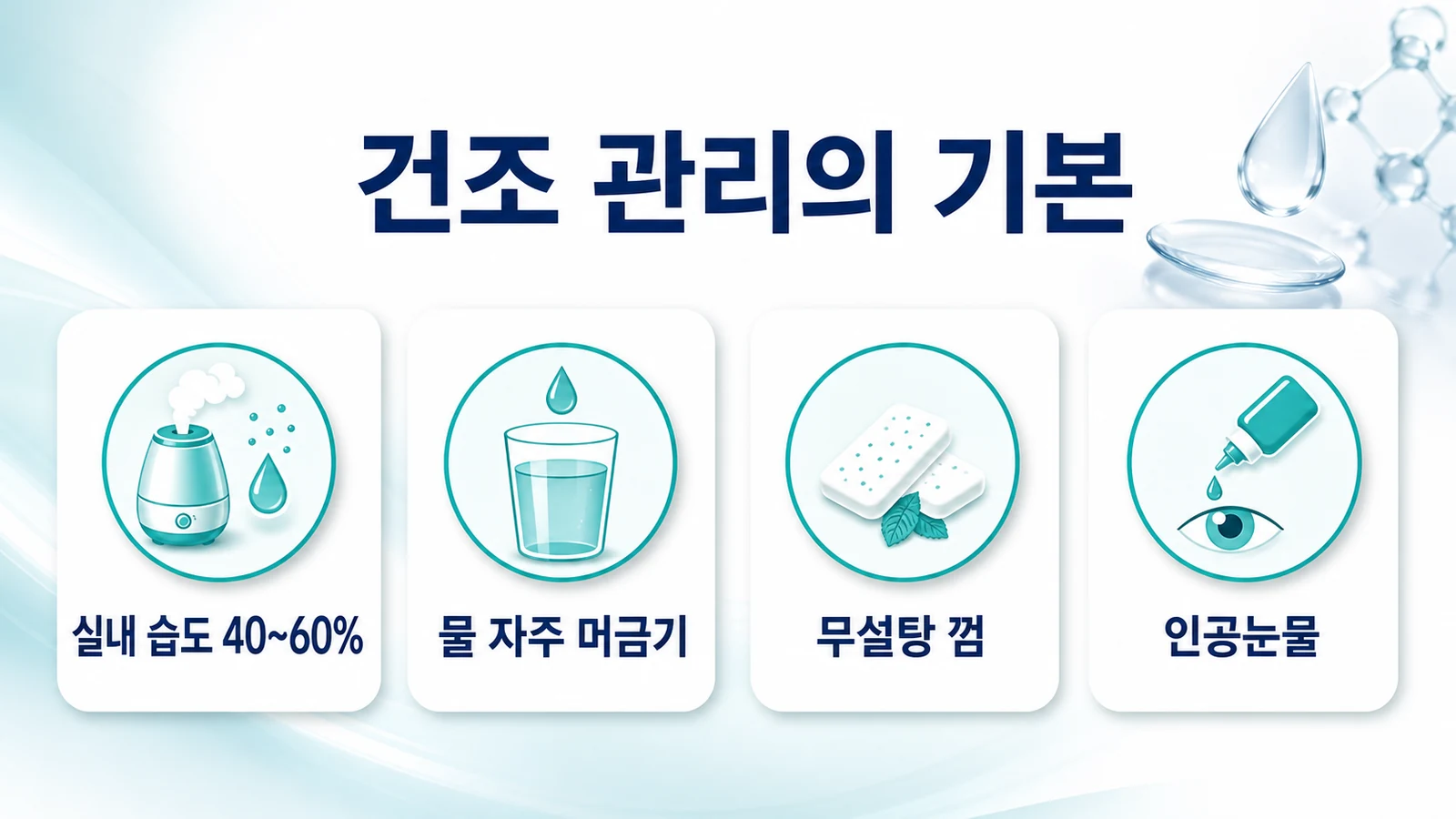 건조 관리의 기본