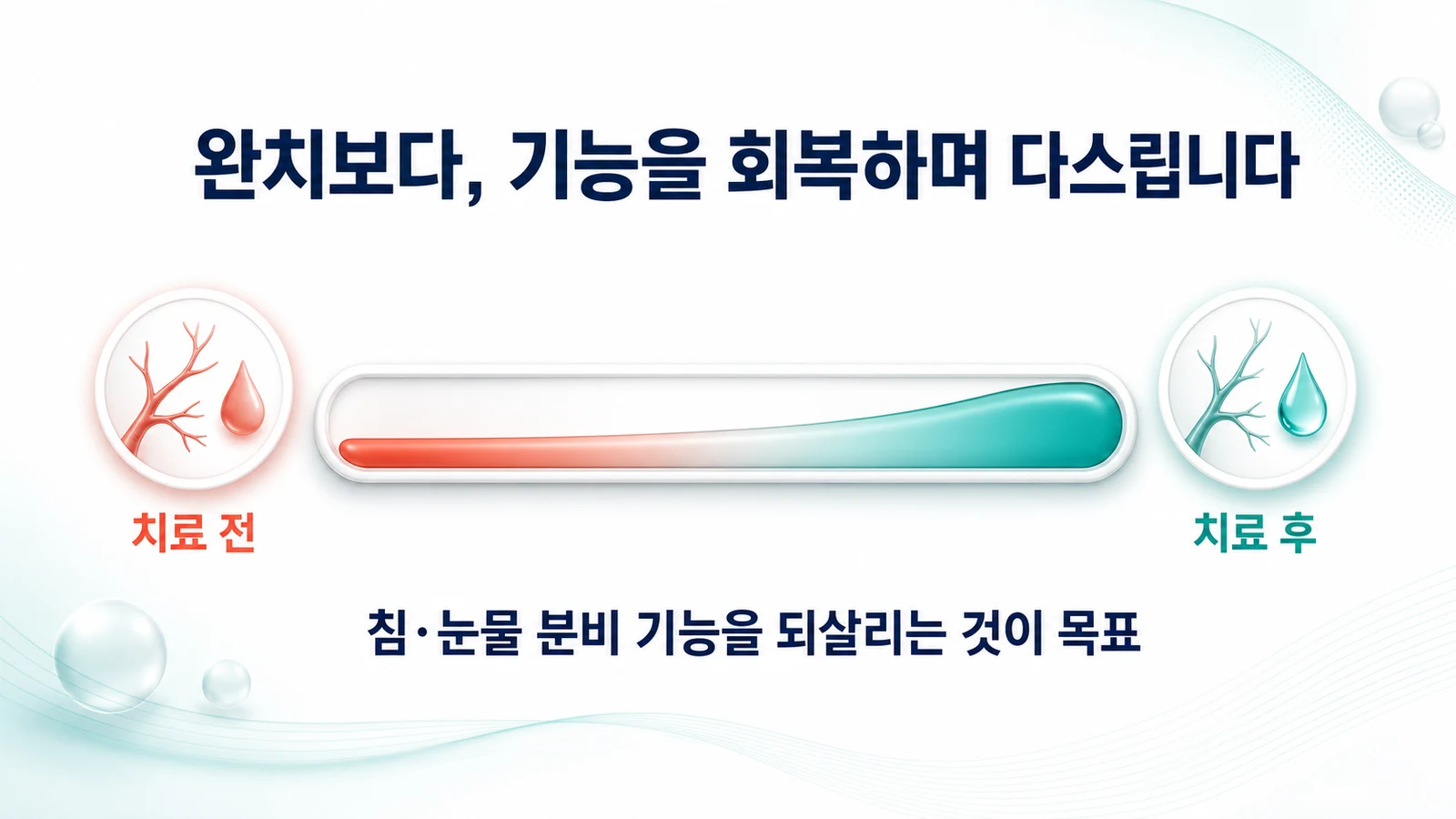 완치보다 기능을 회복하며 다스린다