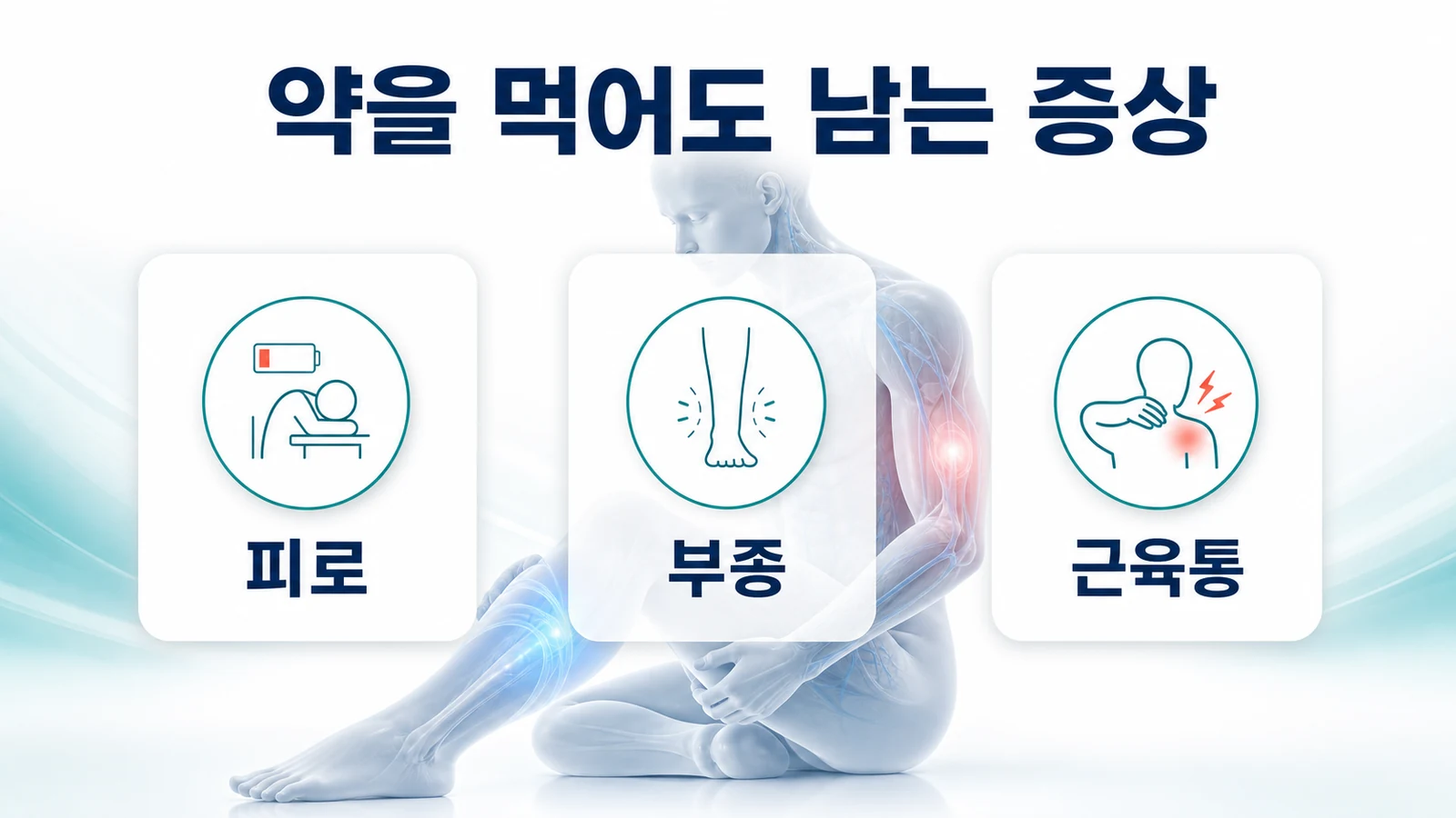 약을 먹어도 남는 증상