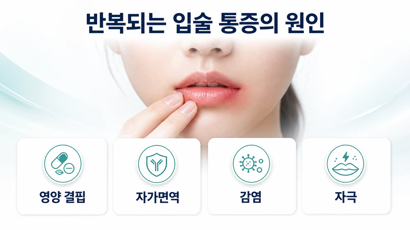 입술 갈라짐·건조·통증이 반복될 때