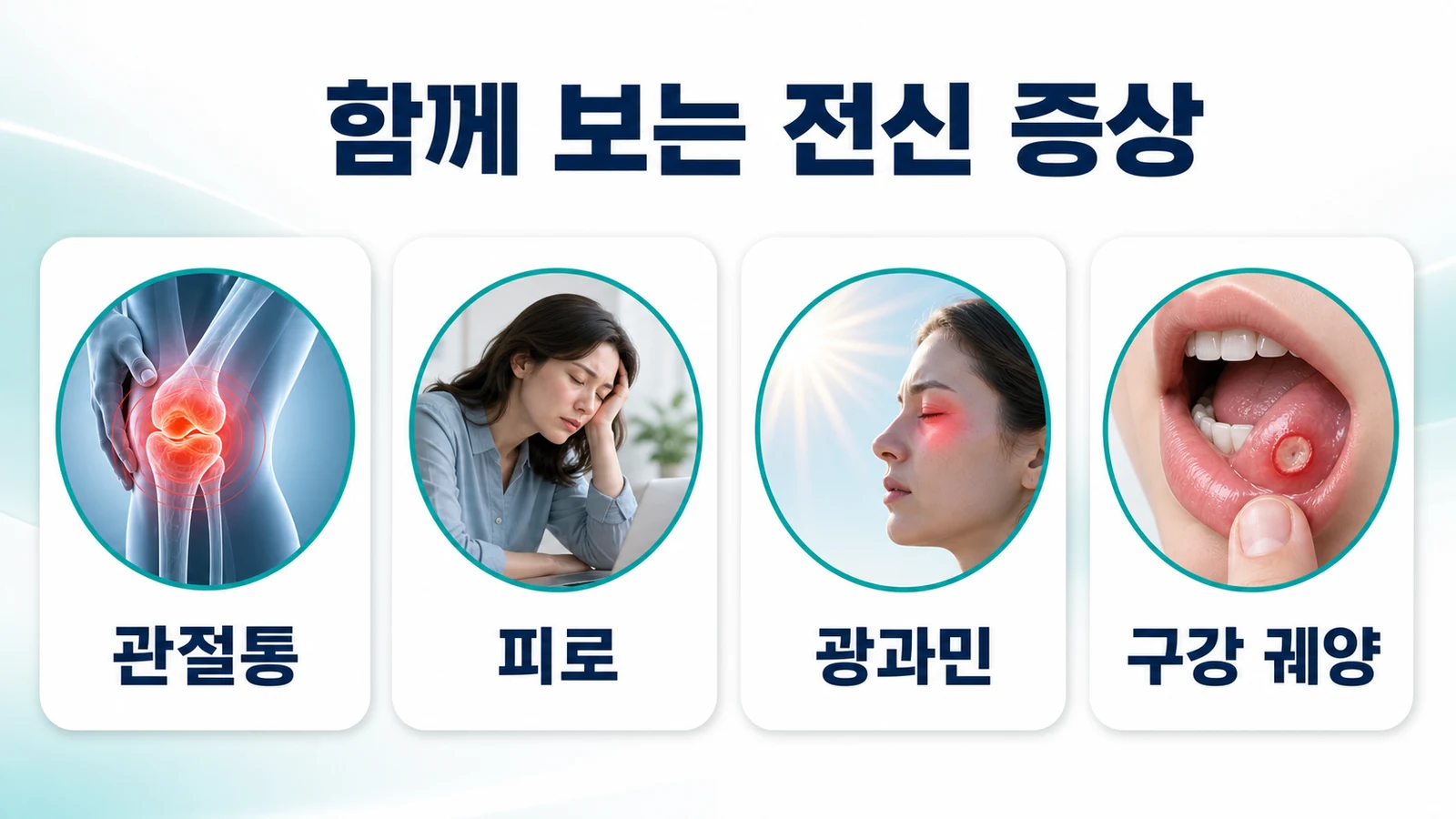 얼굴 볼의 붉은 발진, 루푸스 신호