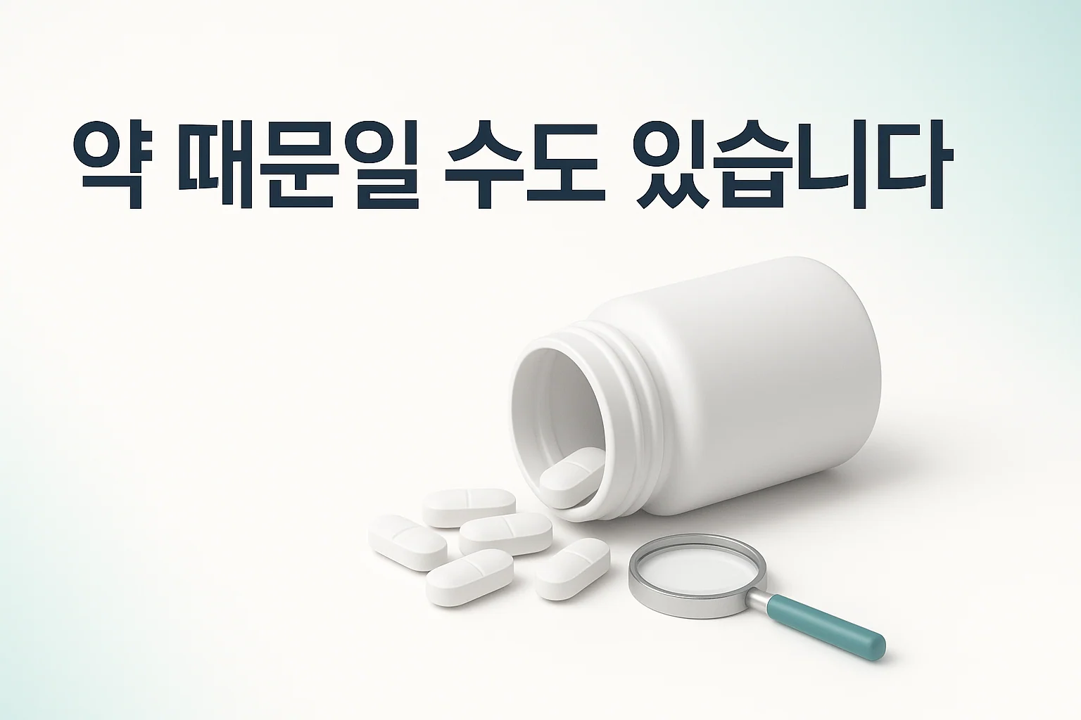 파킨슨 증상이 약 때문일 수도 있다는 것, 확인해 보셨나요