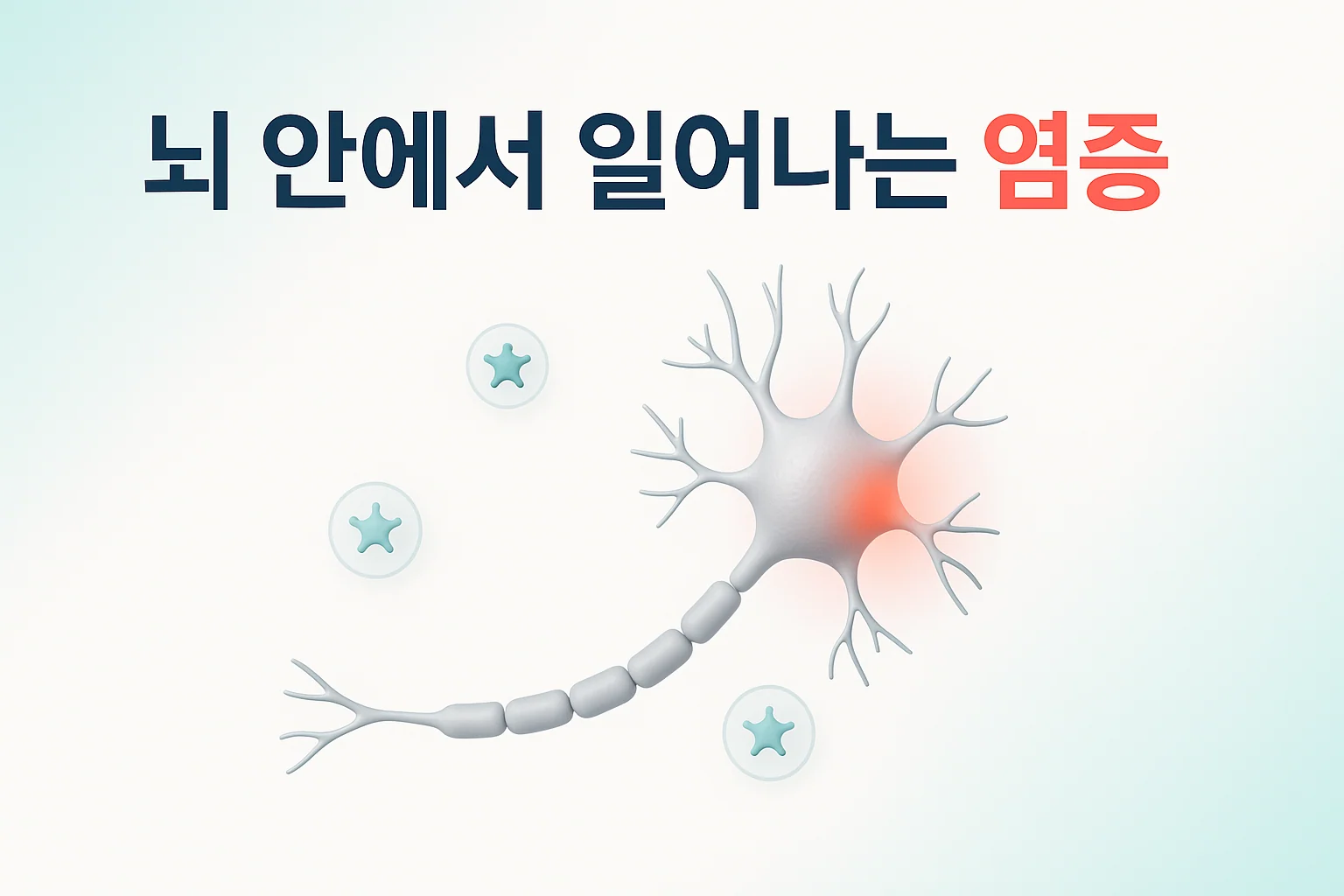 파킨슨병 신경 염증, 몸의 염증이 뇌까지 갈까요